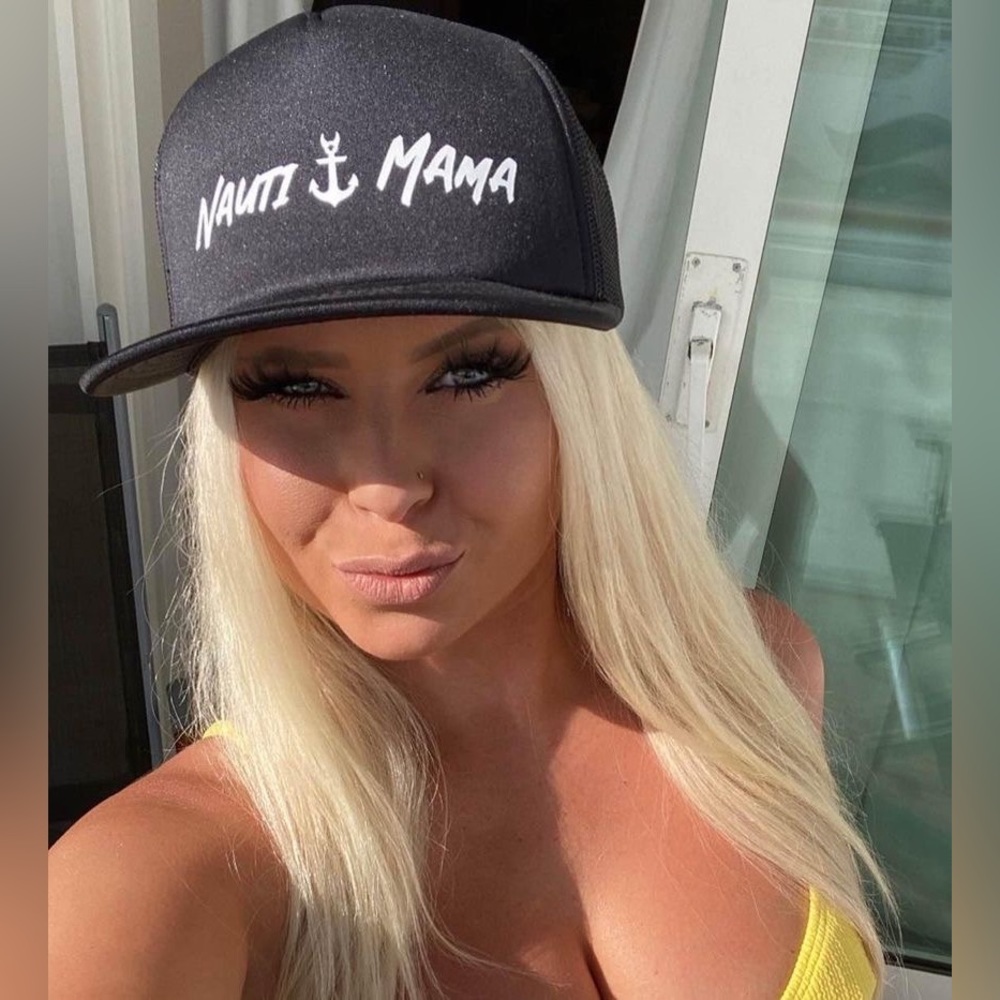 DIRTT REBEL “NAUTI MAMA” TRUCKER  HAT, Cruise Hat, Boat Hat